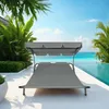 Chaise longue de jardin tectake® pour 2 personnes Voir les images du produit 15