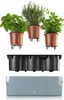 Cobble Trio selbstbewässernde Pflanzgefäße weiß Variante Produktbild-Vorschau 9