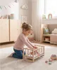 Puppenbett aus Holz mit Bettzeug Baby Mix Produktbild-Vorschau 4