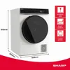Sharp KD-WNHB7S9GWD-DE Wärmepumpentrockner, 7 kg, WiFi, Produktbild-Vorschau 2