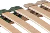 A close-up view of wooden bed slats with plastic holders. Produktbild-Vorschau