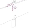 vidaXL Kopfteile Hellgrau 200x5x78/88 cm Samt Produktbild-Vorschau 6