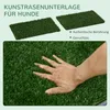 PawHut Welpentoilette Hundetoilette mit 2 Grasmatte Tablett Produktbild-Vorschau 4