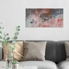 DEQORI Hybrid Leinwand Bild 60x30 cm 'Roter Zerfall' Produktbild-Vorschau 3