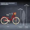 Milord Komfort Fahrrad Mit Weidenkorb Damenfahrrad Produktbild-Vorschau 3