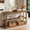 Consoletafel van massief hout, 140 cm hoog, drietraps Productafbeelding-voorbeeld 9