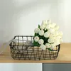 MODFU Künstliche Tulpen, Weiß, Einzelstiel, 10er Set, Produktbild-Vorschau 3