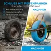 TIREX by xonic® Schubkarre mit Stahlfelge – Verzinkte Wanne Produktbild-Vorschau 3