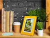 MG Design Bilderrahmen 10 x 15 cm - Farbe Gelb, aus Holz, Produktbild-Vorschau 3