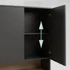 Relaxdays Waschmaschinenschrank, 4 Fächer, HBT 188,5 x 68 x Produktbild-Vorschau 8