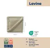 Handtuch, 50 x 100 cm, Beige, Baumwolle - Kela | Lavinia Produktbild-Vorschau 3