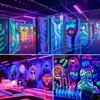 Sada 2 ks LED UV čiernych svetiel – prenosná UV trubica na Náhľad obrázku produktu 5