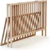 WEBABY - Klappbares Babybett 60x120cm Buche Natur Produktbild-Vorschau 2