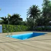 Piscina in legno AQUA 7 x 3.75 - H.1.45 m, azzurro chiaro, Anteprima dell’immagine prodotto 4