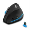 A black and blue vertical gaming mouse with a USB receiver is shown on a white background. Náhled obrázku produktu