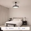 Stropný ventilátor s LED osvetlením, 4 sklopnými lopatkami Náhľad obrázku produktu 11