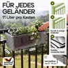 CASARIA® Blumenkasten 2er Set 11 Liter Montagehalterung Produktbild-Vorschau 3