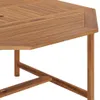 vidaXL Gartentisch 150x150x75 cm Teakholz Massiv Produktbild-Vorschau 4