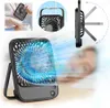 USB ventilátor napájaný batériou, tichý mini stolný Náhľad obrázku produktu 10