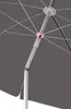 Close-up view of the internal mechanism and fabric of a gray umbrella. Podgląd zdjęcia produktu
