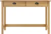 vidaXL Konzolový stolek Hill se 2 zásuvkami 110×45×74 cm Náhled obrázku produktu 1