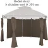6er-Set Seitenteile für Pavillon Ø 3,5m rund Farbe wählbar Produktbild-Vorschau 2