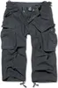 Brandit Industry Vintage 3/4 Shorts nero, M Anteprima dell’immagine prodotto 6