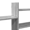 A close-up view of a gray wooden shelf. Náhľad obrázku produktu
