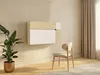 Wandschreibtisch mit 3 Türen – Beige und Natur – LYNATO Produktbild-Vorschau 7
