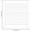 vidaXL Armadio a battente design 61,5x59,4 cm in legno di Anteprima dell’immagine prodotto 4