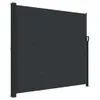 vidaXL Seitenmarkise Ausziehbar Schwarz 180x600 cm Produktbild-Vorschau 1