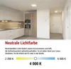 LED-Anbauleuchte FLORI quadrat, weiß, 22W, neutralweiß Náhľad obrázku produktu