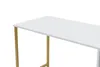 Skye Decor, Twin Study Desk - White, Gold, Biurka, Biały, Podgląd zdjęcia produktu 7