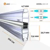 QUEST Uszczelka prysznicowa magnetyczna prosta 200 cm Podgląd zdjęcia produktu 5