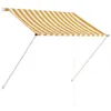 vidaXL Wysuwana markiza 150×150 cm żółto-biała Podgląd zdjęcia produktu 1