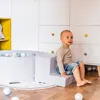 KiddyMoon Spielplatz aus Schaumstoff mit 300 Bunte Bälle Produktbild-Vorschau 4