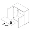Forte Ganymebe GNMK22L-U59 80x823x34cm barva sv.zelená Podgląd zdjęcia produktu 7