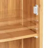 Relaxdays Bad Hängeschrank, Bambus, 2 Fächer, Produktbild-Vorschau 8