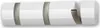 A white hook rack with gray accents is displayed against a white background. Podgląd zdjęcia produktu