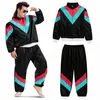 Tuta da ginnastica anni '80 e '90 - Tuta da jogging neon da Anteprima dell’immagine prodotto 1