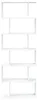 vidaXL Rozdělovač místností 6 polic bílý 70x24x193 cm Náhled obrázku produktu 5