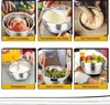 TEAMFAR 6er-Set Edelstahl Rührschüssel mit Deckel, Produktbild-Vorschau 6