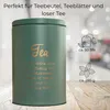 Teebox Stahl mit Deckel als Vorratsdose Ø 11 x 15 cm Produktbild-Vorschau 3
