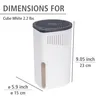 WENKO Raumentfeuchter Mod. Drop Weiß 2 x 1000 g, für Räume Produktbild-Vorschau 7