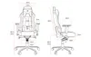 Arozzi VERNAZZA SOFT FABRIC Gaming-Stuhl, dunkelgrau Produktbild-Vorschau 4