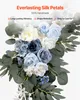 VEVOR Set di fiori artificiali per arco di nozze, fiori blu Anteprima dell’immagine prodotto 4