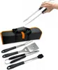 Set da barbecue 4 in 1 con spatola, pinze, utensili e Anteprima dell’immagine prodotto 6
