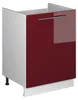 Wastafelkast Vicco Fame-Line Bordeauxrode hoogglans/Wit 60 Productafbeelding-voorbeeld 1