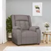 vidaXL Fotel Relax tkanina taupe Podgląd zdjęcia produktu 2