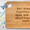 Mr. & Mrs. Panda Schneidebrett Spruch Adoptivmutter Heldin Produktbild-Vorschau 3